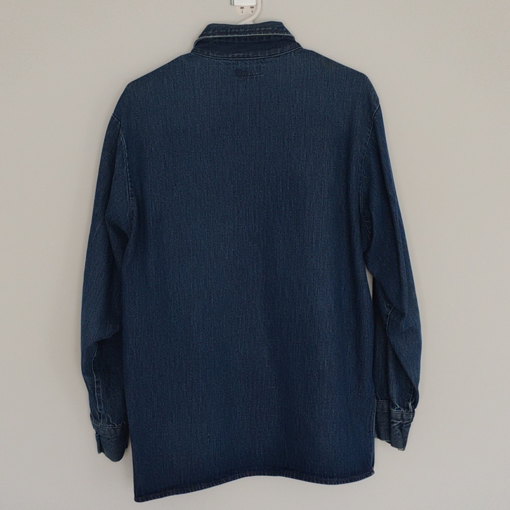 Vintage Levi's Orange Tab Heavy Denim Workshirt - L - Picture 4 of 14